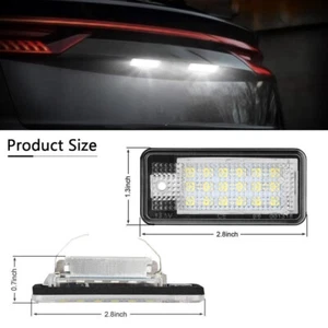 Illuminazione targa led per Audi A3 8P - A4 B6 + B7 - A6 4F - Q7 8E A6 4F C6 - Foto 1 di 10