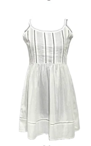 SoieRose 100% Cotton Spaghetti Strap Victorian Nightgown- SR-1011 - Picture 1 of 7
