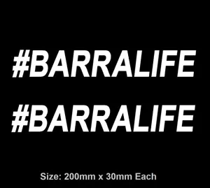 FORD BARRA Life Sticker Vinyl Decal Ute Car XR6 XR8 Falcon BA BF FG TURBO - Picture 1 of 4