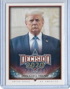 TOLLE ENTSCHEIDUNG 2020 ~ PRÄSIDENT DONALD TRUMP KARTE #550 ~ KEINE MASKENVERSION - Bild 1 von 2