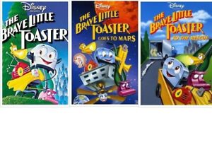 Disney The Brave Little Toaster Collection 1 - 3 DVD BRAND NEW 1 2 3