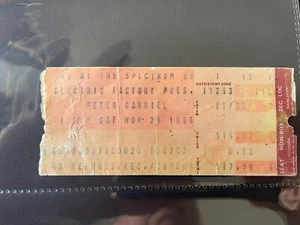 Peter Gabriel Ticket  Spectrum Philadelphia 1986 - Bild 1 von 1