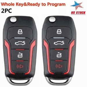 2 For 2010 2011 2012 2013 2014 2015 Ford Mustang Expedition Entry Remote Key Fob - Picture 1 of 14