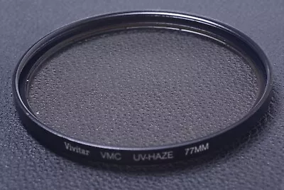 ✅ VIVITAR VMC UV-HAZE 77MM FILTER GENUINE LENS OR CAMERA SCREW IN 16-4 - Image 1 of 2