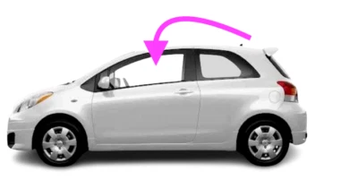 Se adapta a: 04-05 Toyota Yaris 2 puertas y 00-05 Echo Driver puerta delantera izquierda ventana vidrio Foto 1 de 4