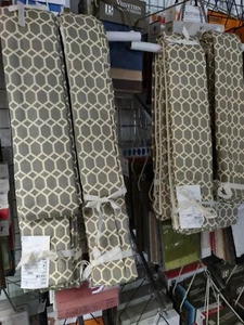 2 pairs of Modern Single Pleated Lined Draperies - Picture 1 of 4
