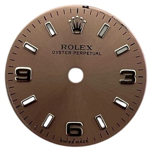 Rolex Oyster Perpetual genuino esfera de 26 mm salmón y acero 76094 - Imagen 1 de 4