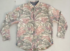 Tommy Bahama Hemd Herren Large Coastline Cord Langarm Blumenmuster Cord - Bild 1 von 8