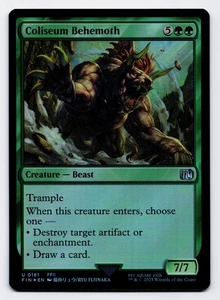 Coliseum Behemoth [0181] FIN Uncommon Foil [MTG Card English] - Picture 1 of 2