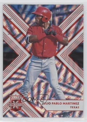 2018 Panini Elite Extra Edition Aspirations Red /150 Julio Pablo Martinez #128 - Image 1 of 2