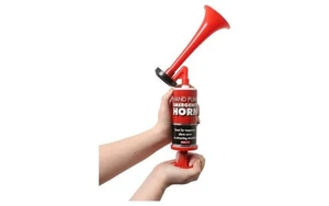 Bocina de aire bomba manual para levantar la alarma en emergencias - Imagen 1 de 2