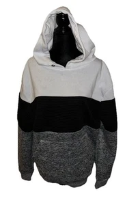Felpa con cappuccio Brooklyn Laundry media 100% poliestere color block multicolore manica lunga - Foto 1 di 9