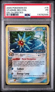 PSA 1 Starmie Delta Species Reverse Holo #15 2005 EX Pokemon Stamped - Picture 1 of 2