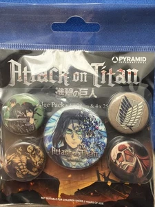 Attack On Titan S4 Badge Pack - Picture 1 of 2