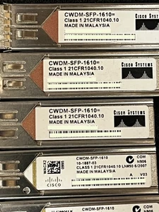 Oryginalny oryginalny CISCO CWDM-SFP-1610= - Zdjęcie 1 z 4