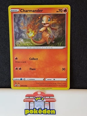 Charmander Swsh092 Swsh: Sword & Shield Promo Cards Holo LP (Surface Scratches)  - Image 1 of 3
