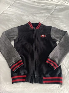 San Francisco 49ers Varsity Jacket Girl Youth Size Large 14 NFL Team Apparel - Picture 1 of 9