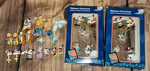 Disney Miniature Christmas Ornaments Mixed Lot  - Picture 1 of 9
