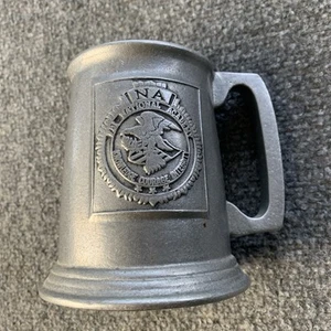 Vintage FBI National Academy Mug Cup Eagle Logo Pewter USA Metal *Read Desc* - Picture 1 of 9