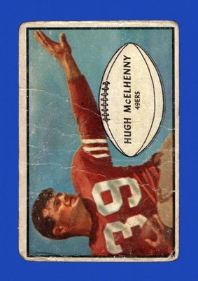 1953 Bowman Set-Break # 32 Hugh Mcelhenny LOW GRADE (crease) *GMCARDS* - Image 1 of 2