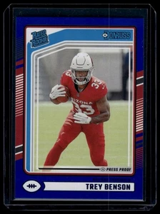 2024 Donruss Press Proof Blue Trey Benson #326 Arizona Cardinals Rookie RC - Picture 1 of 2