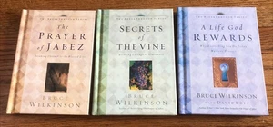 Prayer of Jabez 3 Book Set Bruce Wilkinson Secrets of the Vine Life God Rewards - Picture 1 of 8