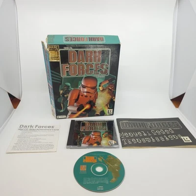 Star Wars: Dark Forces - Big Box PC Game - Complete CIB - Box Damage - Image 1 of 4