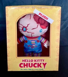 HELLO KITTY  & CHUCKY Figure USJ Limited Edition Plush Doll Universal JAPAN Rare - Picture 1 of 8