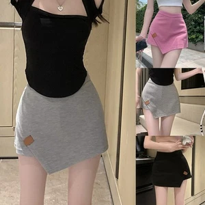 Irregular Hemline High Waist Skirt Perfectly Suited for Summer Fashion - Picture 1 of 32