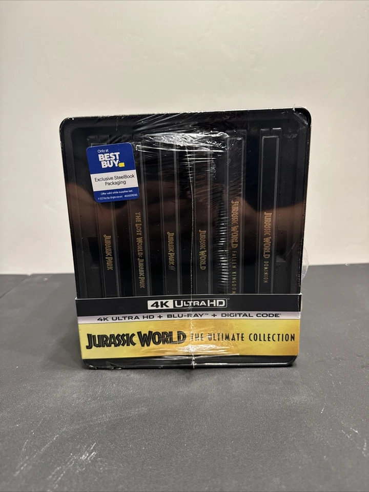 SEALED Jurassic World Ultimate Collection - Limited Edition 4K Steelbook 4K UHD - Image 1 of 4