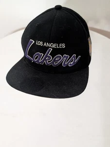 NBA Lakers Los Angeles Hat Mitchell & Ness Adjustable Snapback Cap - Picture 1 of 13