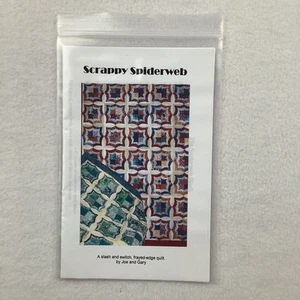 Scrappy Spiderweb Quilt Pattern Sewing Quilting Crafting UNCUT - Picture 1 of 3