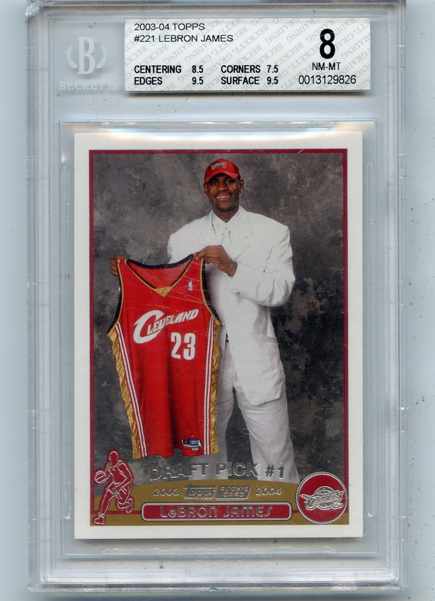 NBA TOPPS Chrome 04 Draft Pick #1 レブロン LeBron James 2003-2004 Topps Draft Pick #1 Rookie Card #221