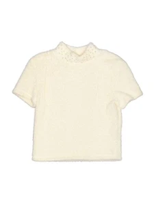 Zara Girls Ivory Sweater Vest S Youth - Picture 1 of 2