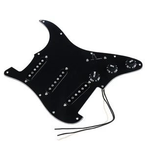 Battipenna precablato SSS caricati pickup a bobina singola per chitarra elettrica Strat - Foto 1 di 10