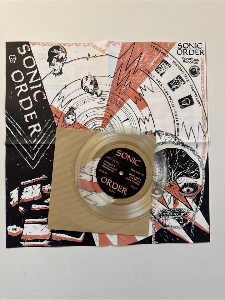 NEW 7" 45 * SONIC ORDER * CLEAR VINYL! - Image 1 of 4