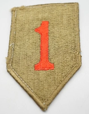 WWII 1st Infantry Division The Big Red One Patch GREAT SHAPE WITH NO GLOW - Image 1 of 2