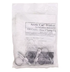 NEW NOS OEM ARCTIC CAT SNOWMOBILE HOSE CLAMP KIT 0437-109 WILDCAT TRAIL 2014 - Picture 1 of 4