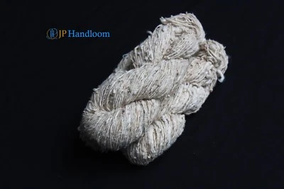 Pure Organic Slub Cotton White Soft Yarn -Hand made Knitter's Love - 1 Kg - Image 1 of 4