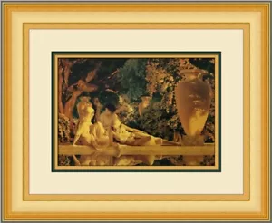 Maxfield Parrish Garden of Allah Impresión enmarcada personalizada ENVÍO GRATUITO - Imagen 1 de 2