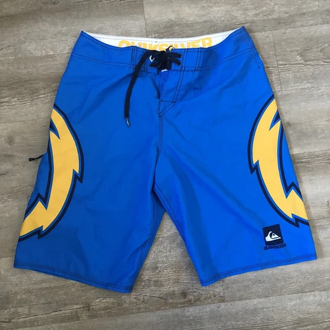 Quicksilver NFL Los Angeles Chargers Board Shorts Swim Trunks Blue Mens Size 32 Cover
