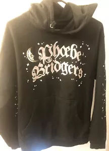 Phoebe Bridgers Double Sided Black Dragon Hoodie Stars Tour Merch Size Medium - Picture 1 of 11