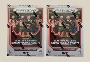 2 x NEW Panini 2022 Prizm UFC Fighting Trading Card BLASTER Boxes SEALED packs - Picture 1 of 3