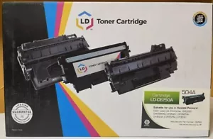 LD CE250A 504A schwarze Laser Tonerkassette für HP CP3525dn CP3525n CP3530 CP3525 - Bild 1 von 2