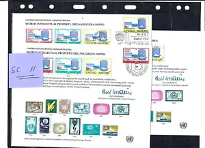 Set di biglietti souvenir WIPO 1977 (SC 11) - entrambi gli uffici - UNPA fresco - Foto 1 di 1