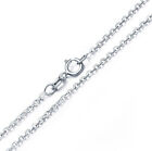925 Sterling Silver Necklace Chain Rope Link Trace in Various lengths