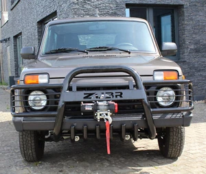 Frontbügel "ZUBR" Rammschutz für Lada Niva mit Seilwinde EG Betriebserlaubnis - Bild 1 von 4