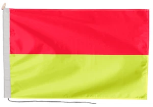 Lifeguarded Area Flag with Rope and Toggle - Handmade in the UK - Picture 1 of 8