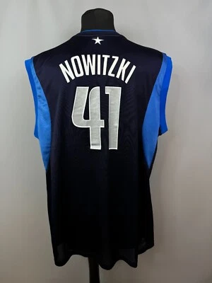 CAMISETA DE BALONCESTO DE LA NBA DE LOS DALLAS MAVERICKS DIRK NOWITZKI REEBOK PARA HOMBRE TALLA XL Foto 1 de 4