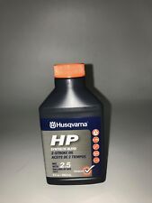 Husqvarna 2 Stroke HP Oil w/ Fuel Stabilizer 50:1 2.5 Gal Mix, 1 Bottle 6.4oz
